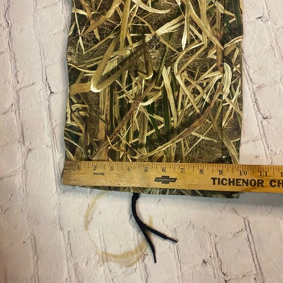 Massey Oak camouflage pants ankle drawstring duck shadow grass 2XL 38x31 hunting - Picture 6 of 10
